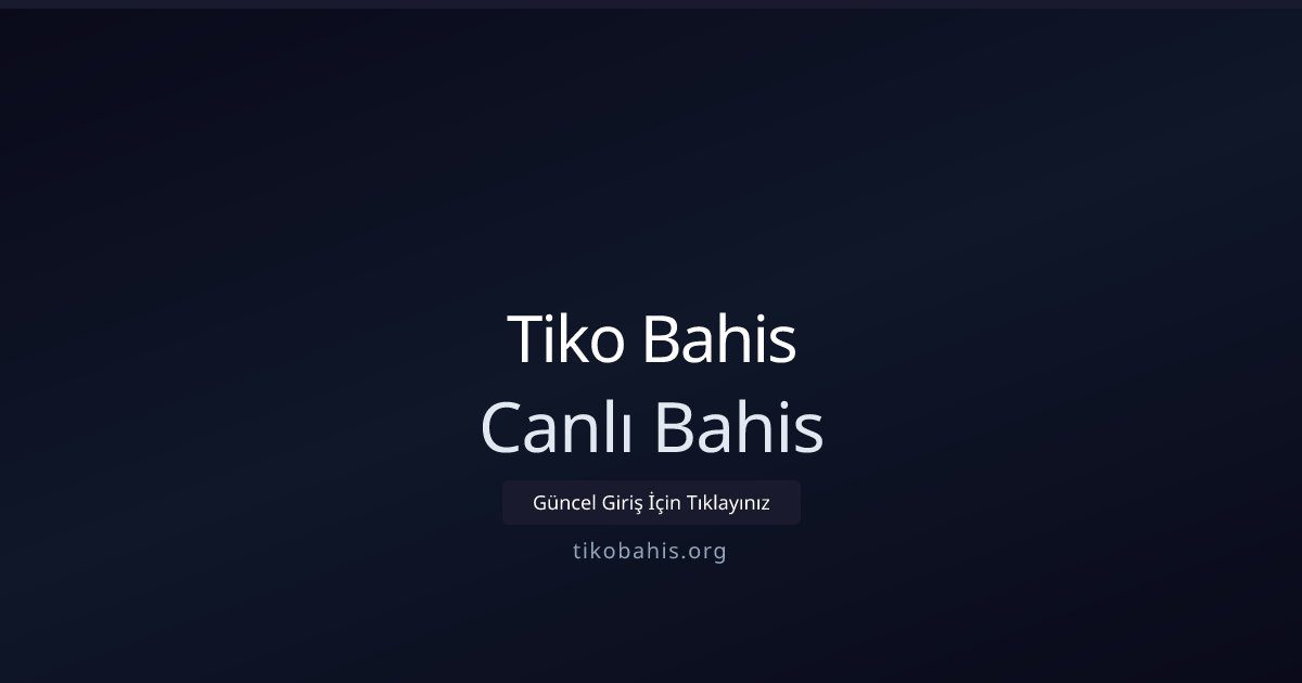 lizabet Canlı Bahis